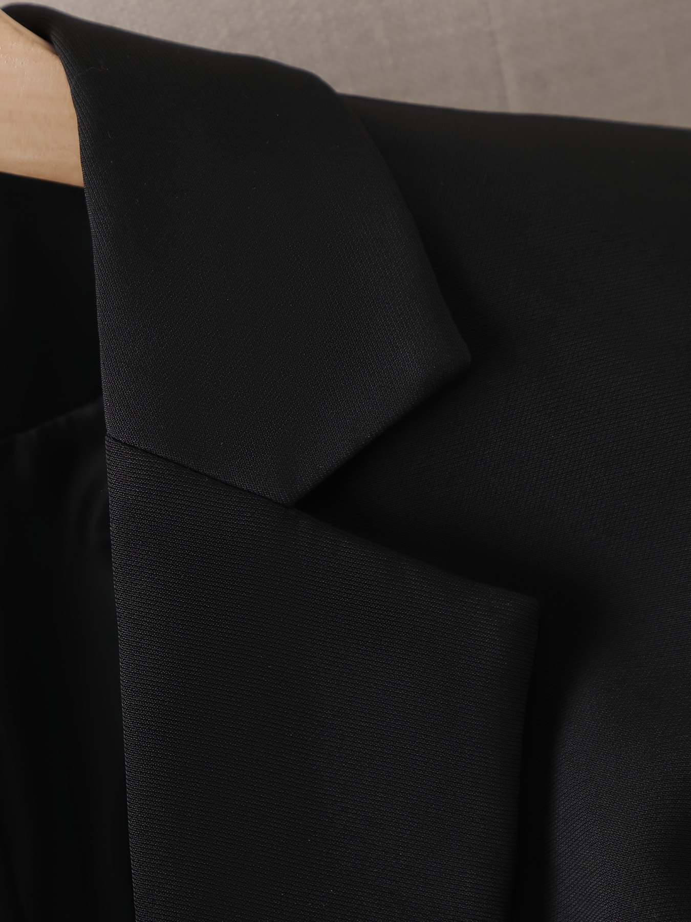 womens color long sleeve single button polyester elastane regular fit fall season woven fabric with and button detail details 5