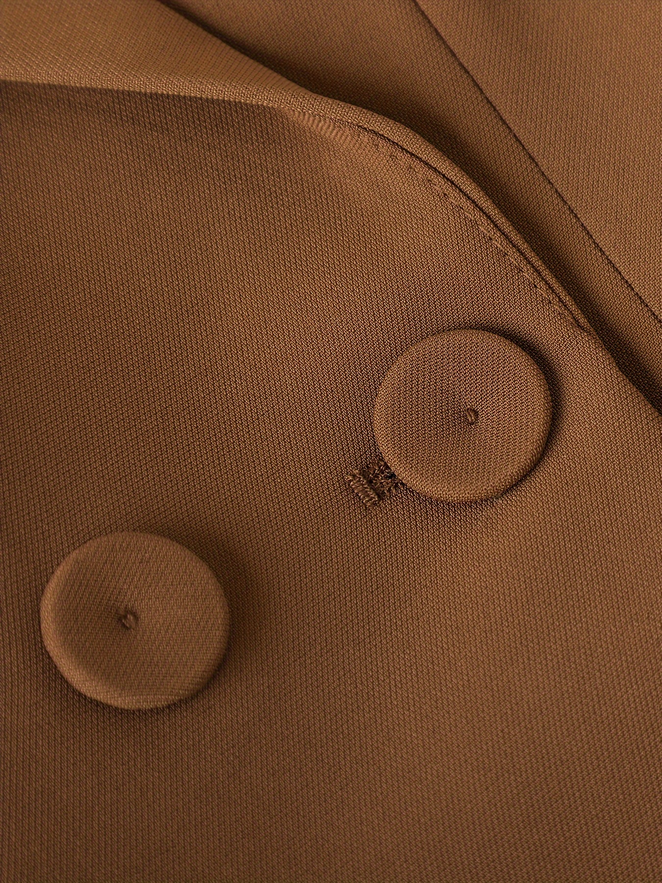 womens color long sleeve single button polyester elastane regular fit fall season woven fabric with and button detail details 15