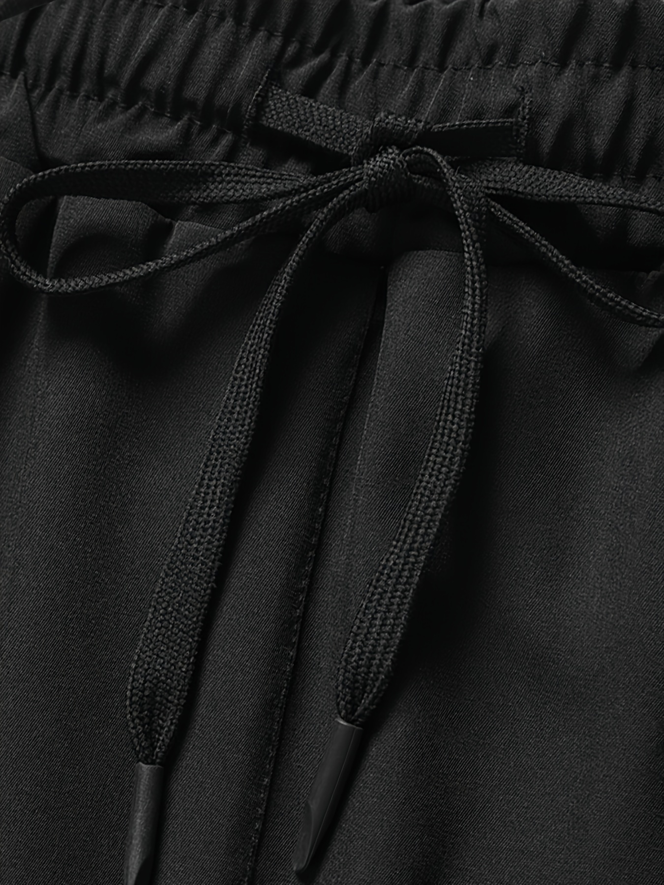 mens graphic sports shorts with drawstrings casual training shorts for summer details 2