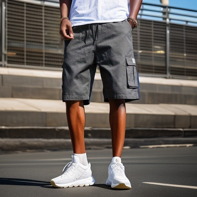 chic cargo shorts mens casual   cargo shorts for summer outdoor activities bermuda shorts details 5