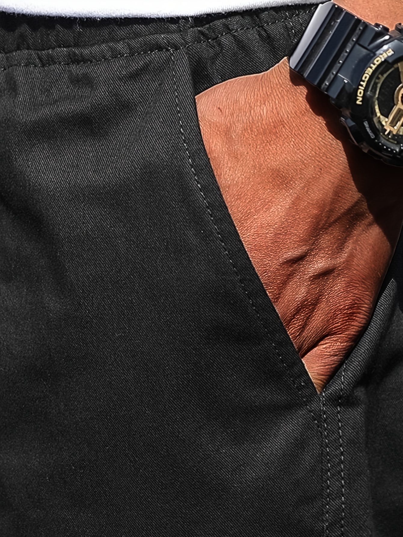 chic cargo shorts mens casual   cargo shorts for summer outdoor activities bermuda shorts details 10