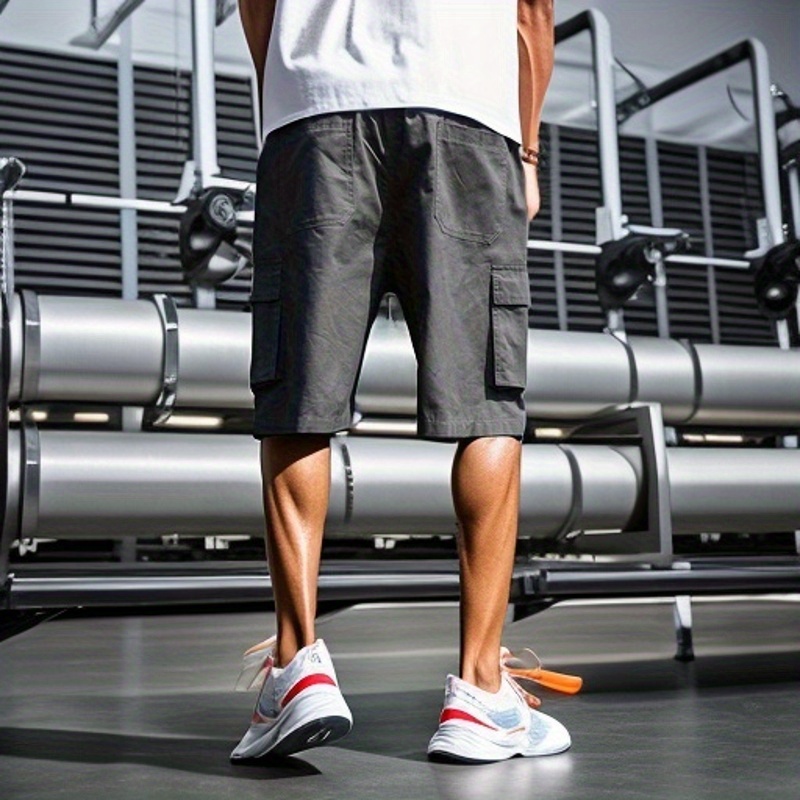 chic cargo shorts mens casual   cargo shorts for summer outdoor activities bermuda shorts details 15